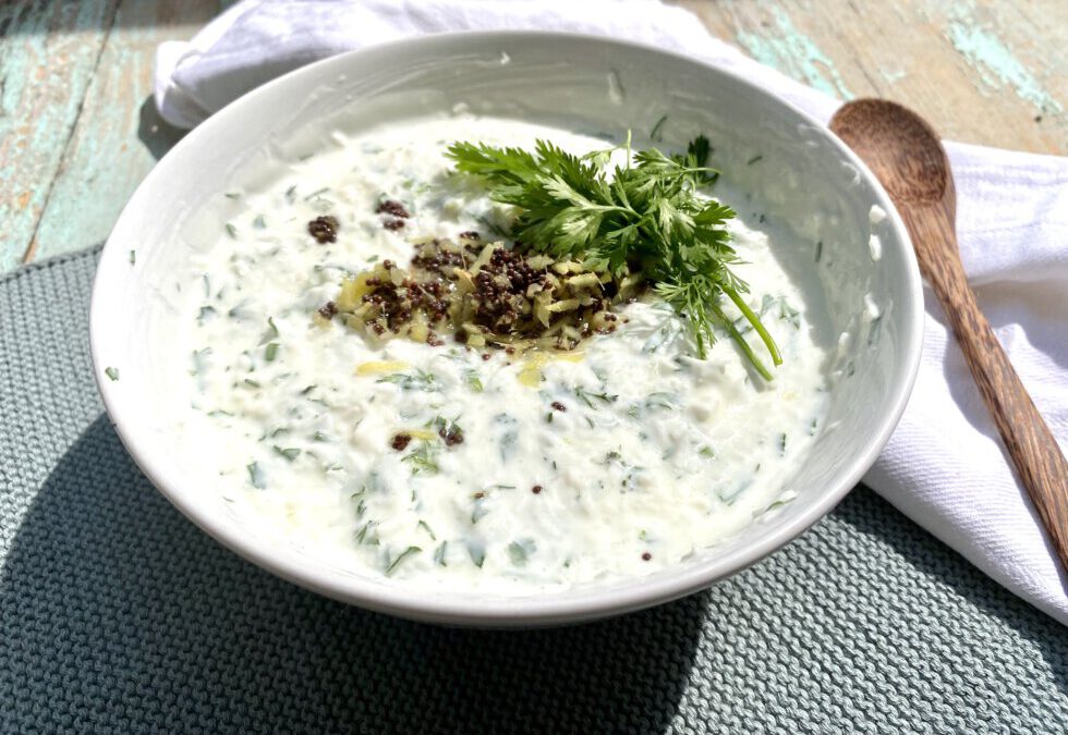 Erfrischendes Kokos-Koriander-Chutney