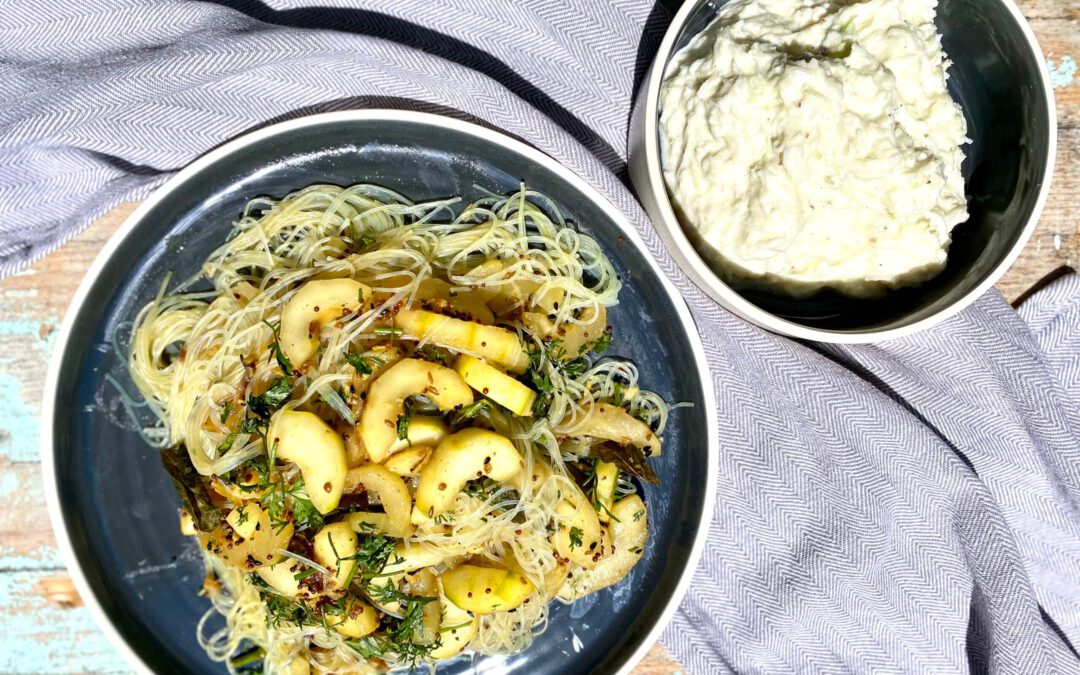 Sommerliche Schmorgurke ayurvedisch interpretiert
