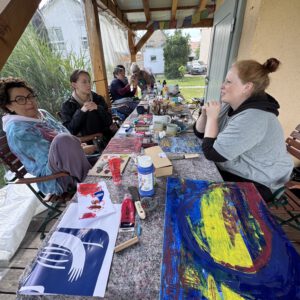 Kunst trifft Yoga