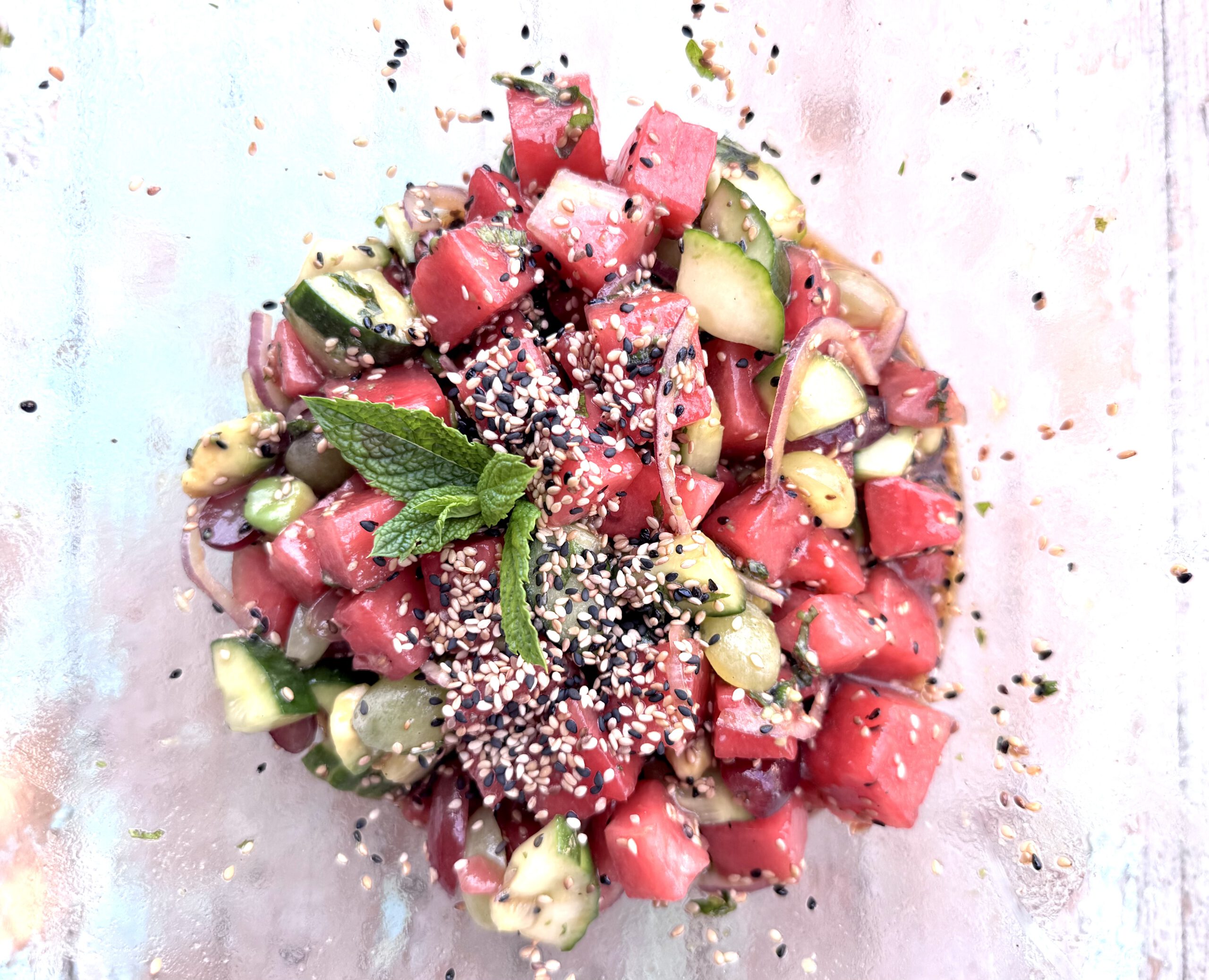 Melonen-Gurken-Salat